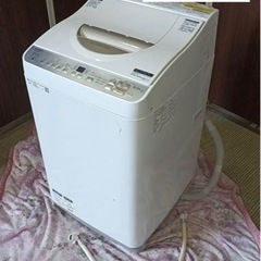 F942【SHARP】洗濯乾燥機 ES-TX5B-N 2018年製 5.5kg