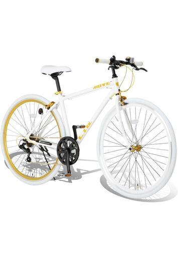 マウンテン自転車 白 通勤用