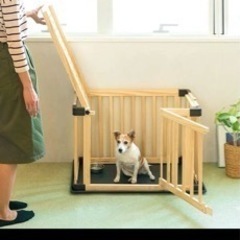 小型犬用木製ペットケージ