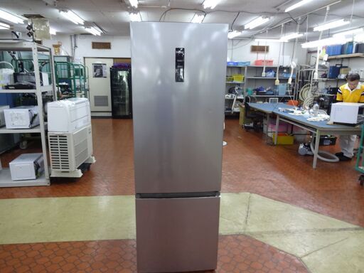 ID 230057　冷蔵庫２ドア　ハイアール　326L　２０２０１年　JR-NF326A