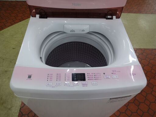 ID 010067  　洗濯機5.5K　ハイアール　２０２１年　JW-U5HK