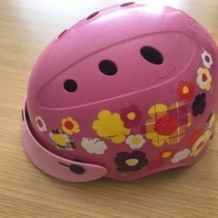 ブリヂストン  キッズ ヘルメット コロン 46〜52cm ピンク花柄