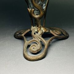 アール・ヌーヴォー様式の花瓶  アンティーク 飾物 時代物 オシャレ 