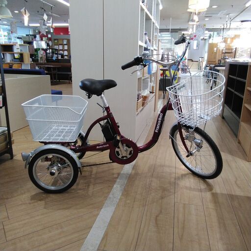 岐阜店限定フランスベッド 電動アシスト三輪自転車 大人用 エンジ ※保障なし 展示品現状販売