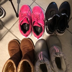 子供用冬靴4足　22サイズ
