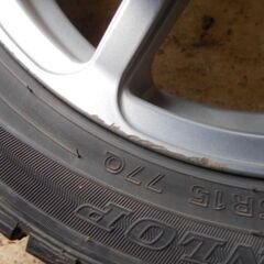 ミッビシ軽アイ用アルミホイール、引取り限定になります。