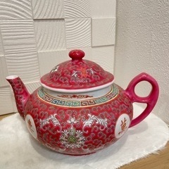 中国 景徳鎮「萬壽無疆」蓋付き スープ鉢　シュガーポット　大鉢 茶釜 中国 景徳鎮「萬壽無疆」蓋付き スープ鉢シュガーポット大鉢 茶釜