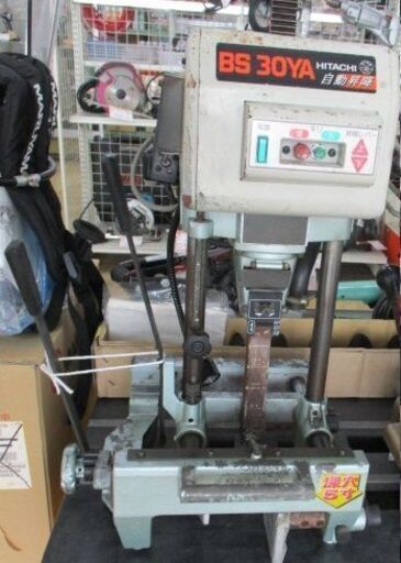 394 30mm自動昇降深穴角のみ HITACHI 日立工機 BS30YA 現状品