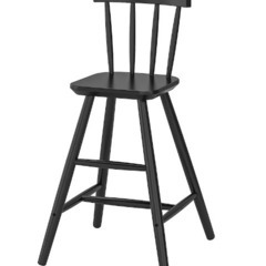IKEA 子供椅子 AGAM アーガム　黒