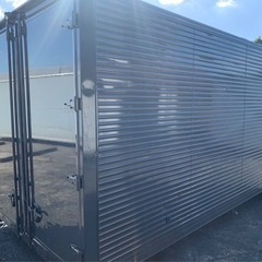 No.823 アルミバン 3ｔ  アルミ 箱 バイク 倉庫 トラック コンテナ 米 保管庫 物置 DIY