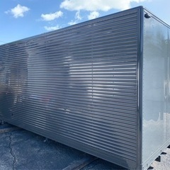 No.823 アルミバン 3ｔ  アルミ 箱 バイク 倉庫 トラック コンテナ 米 保管庫 物置 DIY