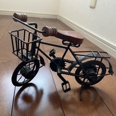 自転車 置物