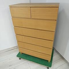 無印良品 6段チェスト タモ材