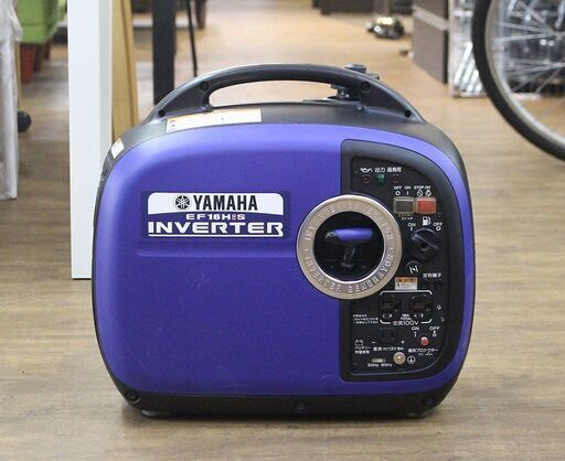 (Y)北大前! 札幌 引取 ヤマハ YAMAHA インバーター発電機 防音型 EF16HiS EF1600iS 非常用電源 ポータブル アウトドア ガソリン 2027174