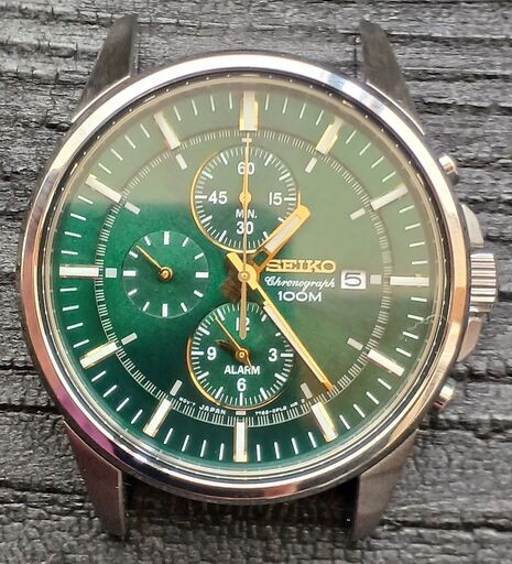 生産終了品☆新品購入前必見★　セイコー SEIKO クロノグラフ 腕時計 SNAF09P1[並行輸入]