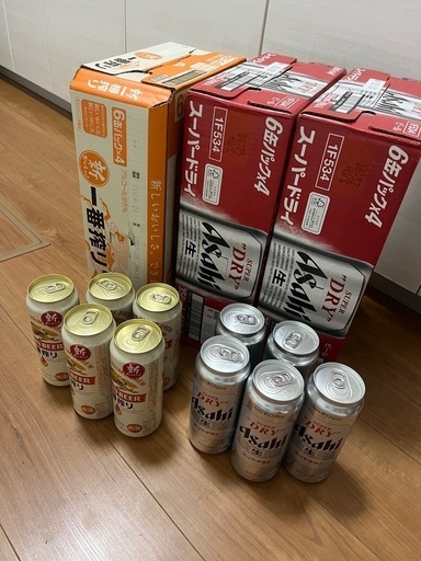 アサヒビール　キリン一番搾りビール　セット