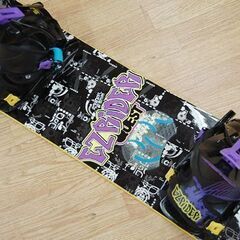 152cm FLOW スノーボード EZRIDER QUEST バインディング付き ブラック