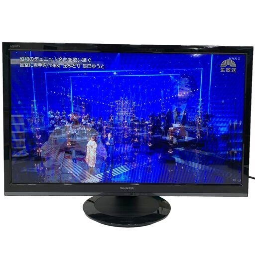23C224_ジ5 シャープ SHARP アクオス AQUOS 液晶テレビ LC-24P5 2017年製 リモコン付属 動作確認済 中古 【来店引取歓迎】