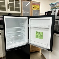 【超美品‼️】アイリスオーヤマ 2022年製 142Lノンフロン冷凍冷蔵庫 ブラック♪