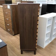 ☆ジモティ割あり☆ ハイチェスト ブラウン H126×W80×D42 クリーニング 
