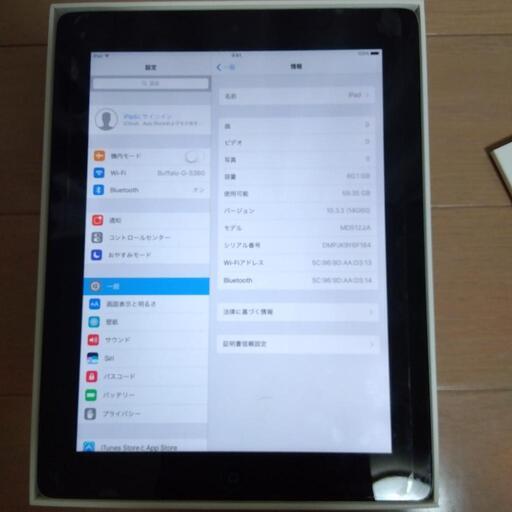 iPad APPLE iPad IPAD WI-FI 64G 2012/11 BK