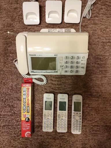 パナソニック　FAX　子機　3台