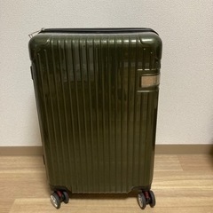 【受け渡し決定】スーツケース　キャリーバッグ　緑　TSAロック　...
