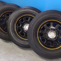 中古ハイエース用タイヤ4本ホイールセット