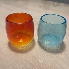 『決まりました』琉球グラス　コップ