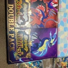 ポケットモンスタースカーレットバイオレット　ニンテンドーSwitch  ダブルパック‼️　早期購入特典カード　早期購入特典クリアファイル　ポケモンカード ポケットモンスタースカーレットバイオレット ニンテンドーSwitch