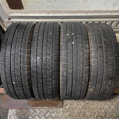 バリ山　BRIDGESTONE VRX 165/55R15 スタッドレス　タイヤ　2016年製　アルミホイール付　15インチ