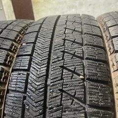 バリ山　BRIDGESTONE VRX 165/55R15 スタッドレス　タイヤ　2016年製　アルミホイール付　15インチ