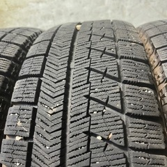 バリ山　BRIDGESTONE VRX 165/55R15 スタッドレス　タイヤ　2016年製　アルミホイール付　15インチ