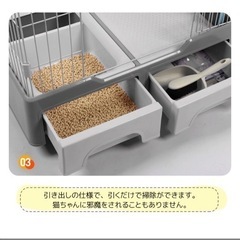 【新品未使用】キャットゲージ  猫 ケージ 2段