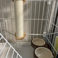 【新品未使用】キャットゲージ  猫 ケージ 2段