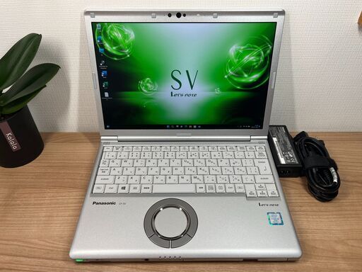 DVDモデル・美品＞　1005 軽量 Panasonic レッツノート CF-SV7 8GB / SSD256 /i5 office Win11