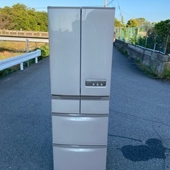 464送料設置無料　三菱　自動製氷機能付き　465L ‍♀️☘️大阪市内配達設置無料?‍♀️三菱冷蔵庫465L自動製氷機あり