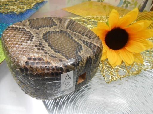 A8現品販売14.980円 蛇皮強化(二重張)型チーガ(三線胴) 貴方だけの三線