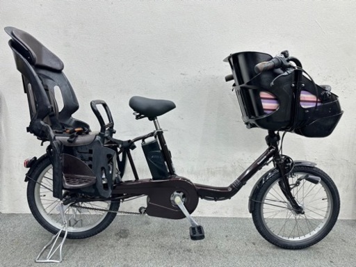 人気な車種　3人乗り電動自転車　パナソニックギュットミニ　子供乗せシート付きのお買い得