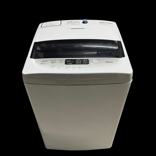 【ジ　1107-14】 2021年製 YAMAZEN 山善 5.0kg 全自動洗濯機 YWMA-50