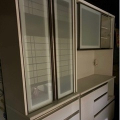 ニトリ　食器棚　カップボード ニトリ KRISNA カップボード