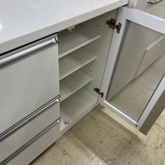 J3036 ニトリ NITORI  キッチンカウンター カウンター収納 サイドボード モデナ2 クリーニング済み　【リユースのサカイ柏店】 流山市 中古 食器棚 松戸市 中古 食器棚 我孫子市 中古 食器棚 船橋市 中古食器棚 守谷市 中古食器棚 取手市 中古食器棚 
