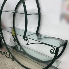 J3045 再値下しました！ 大型ディスプレイラック ガラス棚 