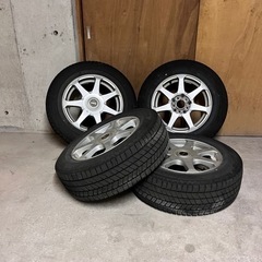 【2022年製】 スタッドレス 195/65R15 ホイール付4...