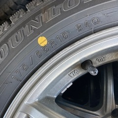 冬タイヤ、4本アルミセット、175/65R15、5穴、