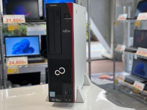 富士通 ESPRIMO D588/TX （Core i5 8500 3.0GHz/メモリ 8GB/SSD 512GB/Windows11 Pro 23H2）
