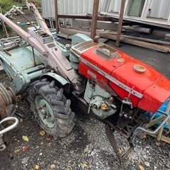 【引取り待ち】【値下げ】昭和レトロ手回し発動機　ヤンマー耕運機　2台