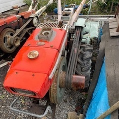 【引取り待ち】【値下げ】昭和レトロ手回し発動機　ヤンマー耕運機　2台