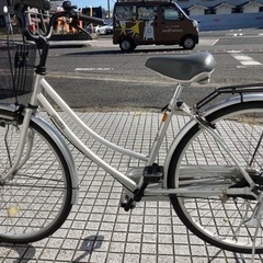 26インチ自転車】変速なし ダイニチ製 前後タイヤ新品❗️若林自転車