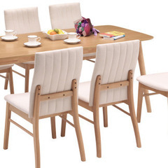 １６５ダイニングテーブル７点セット　ポタージュ